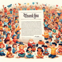 स्कूल कार्यक्रम को कवर करने के लिए स्थानीय समाचार पत्र को धन्यवाद पत्र