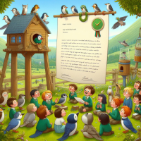 सफल स्कूल यात्रा के बाद पक्षी अभयारण्य के निदेशक को पत्र